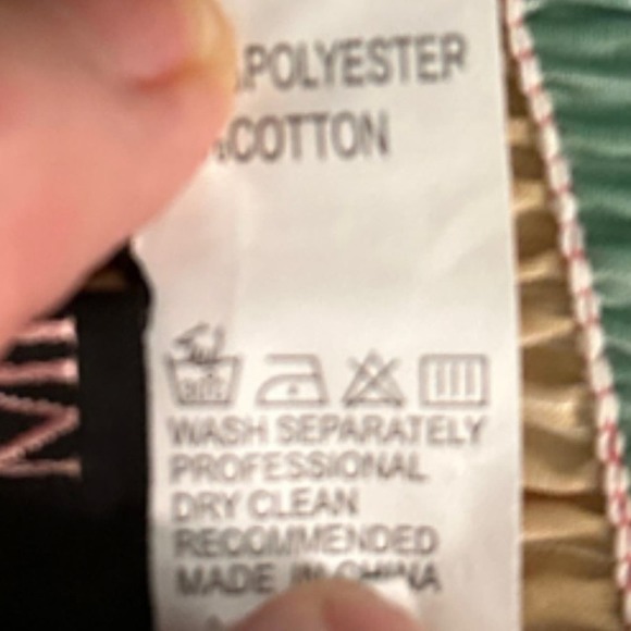 NWT Micas Top Pants Set Multicolored Stripes Knot Front Tube Top Wide Leg - Picture 8 of 11